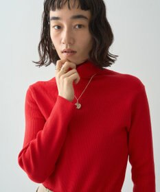 AMERICAN HOLIC バイパチリブタートルネックニットプルオーバー