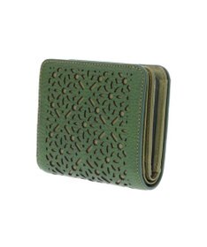 genten ダイヤカットワーク　二つ折り財布