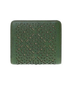 genten ダイヤカットワーク　二つ折り財布