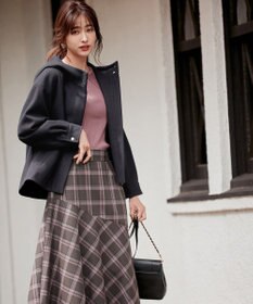 ANY SIS L 【美人百花11月号掲載】アシンメトリーマーメイドフレア スカート