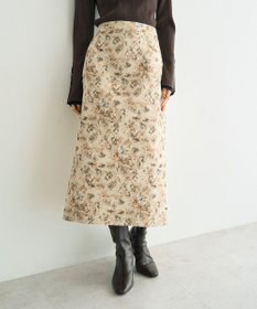 YECCA VECCA ジャガードナロースカート