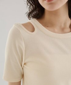 WEGO 【ANGIE VINTAGE】アシンメトリーカットアウトトップス
