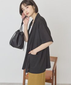AMERICAN HOLIC 【接触冷感】シアーテーラード半袖ジャケット