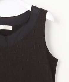 ANY SIS シアーコンビテレコ タンクトップ