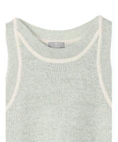 Green Parks ＫＢＦ　配色ニットタンク