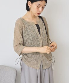 AMERICAN HOLIC レース5分袖カーディガン