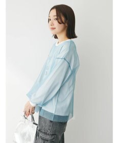 Green Parks チュールドッキングロゴプルオーバー