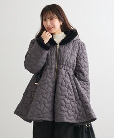 Green Parks ・ｓｗｉｎｇ　ｂｙ　ハートキルトフレアコート