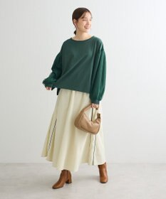 Green Parks 袖チュールドッキングプルオーバー