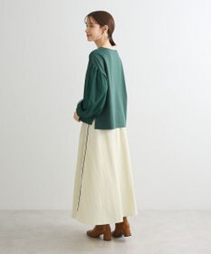 Green Parks 袖チュールドッキングプルオーバー