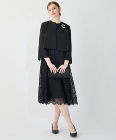 23区 S 【APPLAUDIR】バックサテンジョーゼット ジャケット