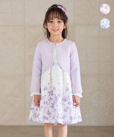 ANY KIDS 花柄プリント ワンピース