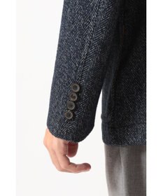 DAKS 軽量ヘリンボーン カジュアルテーラードブレザー