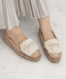 Bridget Birkin 【Bridget Birkin】キラキラリボンムートンシューズ