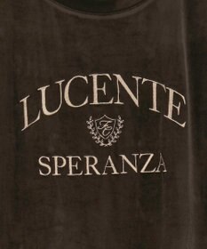 Green Parks ベロアロゴフレンチスリーブチュニック