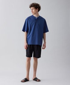 UNFILO MENS 【撥水】コットン ヘンリーシャツ [23年春夏商品]