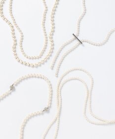 23区 クリップ パール ラリエット ネックレス