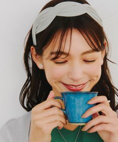 Tiaclasse 【金属アレルギー対応】　サークルストーンイヤリング