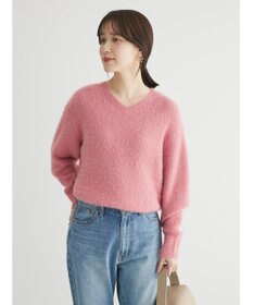 Green Parks フェザーＶネックニットプルオーバー