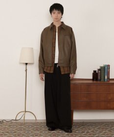 WEGO PUダブルZIPブルゾン