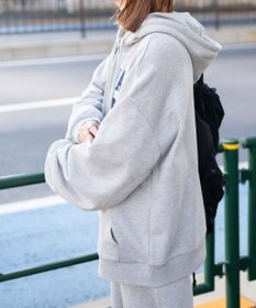 WEGO ナンバリングビッグジップパーカー