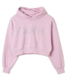 WEGO ラインストーンショートプルパーカー