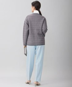 自由区 【洗える】オックスストレッチテーパード パンツ