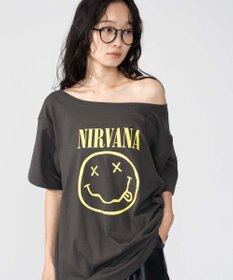 WEGO NIRVANA別注オフショルビッグT