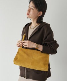 russet 【2025AW新作】スエード横長ショルダーバッグ(CE-1578)