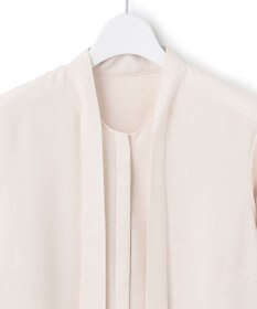 23区 【洗える】ジョーゼット ボウタイ ブラウス