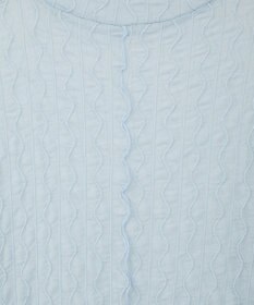 earth music&ecology ハイネックシアーうねうねプルオーバー