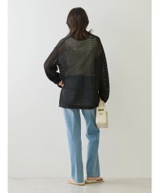 AMERICAN HOLIC 透かし編みニットカーディガン