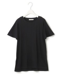 ICB 【接触冷感・UVケア・洗える】 ハイツイストスムース ケープデザインカットソー