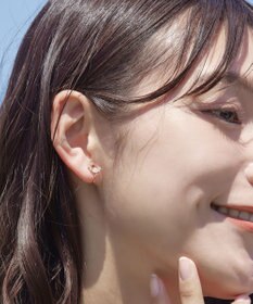 Tiaclasse 【金属アレルギー対応】　サークルストーンイヤリング