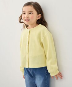 ANY KIDS 【洗濯機可能】スナップボタン カーディガン