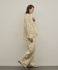 GRACE CONTINENTAL パネル刺繍パンツ