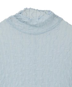 earth music&ecology ハイネックシアーうねうねプルオーバー