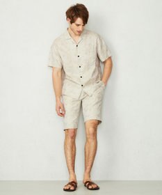 JOSEPH ABBOUD MOUNTAIN 【SPACE／UNISEX】ソアロンリネンジャガード シャツ