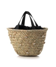 UNBILLION kakatoo ビジュー付きカゴバッグ