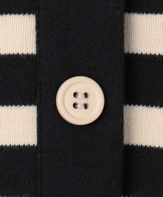 23区 S 【CanCam４月号掲載/洗える】Armor-lux スムース バックボタン ボーダー カットソー