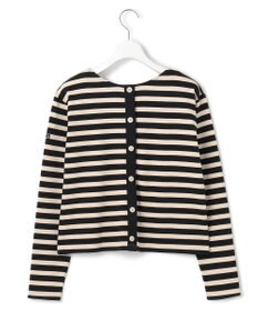 23区 【CanCam４月号掲載/洗える】Armor-lux スムース バックボタン ボーダー カットソー