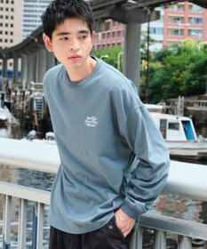 WEGO 【ユニセックス着用ITEM】フロッキーロゴBIGロンT（LS）