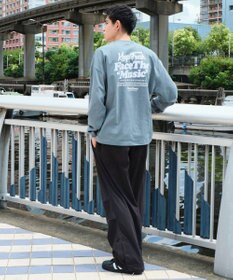 WEGO 【ユニセックス着用ITEM】フロッキーロゴBIGロンT（LS）