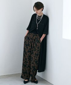 ICB 【30th ANNIVERSARY】 アーカイブフラワープリント ワイドパンツ