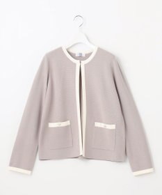 J.PRESS LADIES S 【WEB限定カラーあり・洗える】TRIM RAYON STRETCH カーディガン