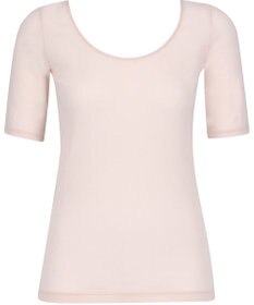 Wing インナー 【綿の贅沢オーガニック】 オーガニックコットン混素材 さらっと薄くて軽い ５分袖 EL1556 ウイング／ワコール