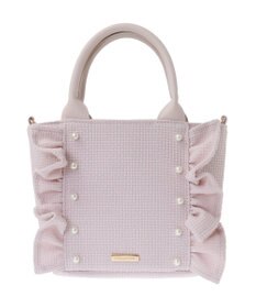 Maison de FLEUR 2WayフリルトートSバッグ