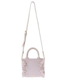 Maison de FLEUR 2WayフリルトートSバッグ