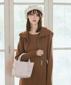 Maison de FLEUR 2WayフリルトートSバッグ