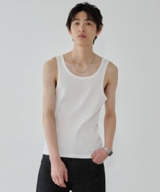 WEGO コットンリブタンクトップ